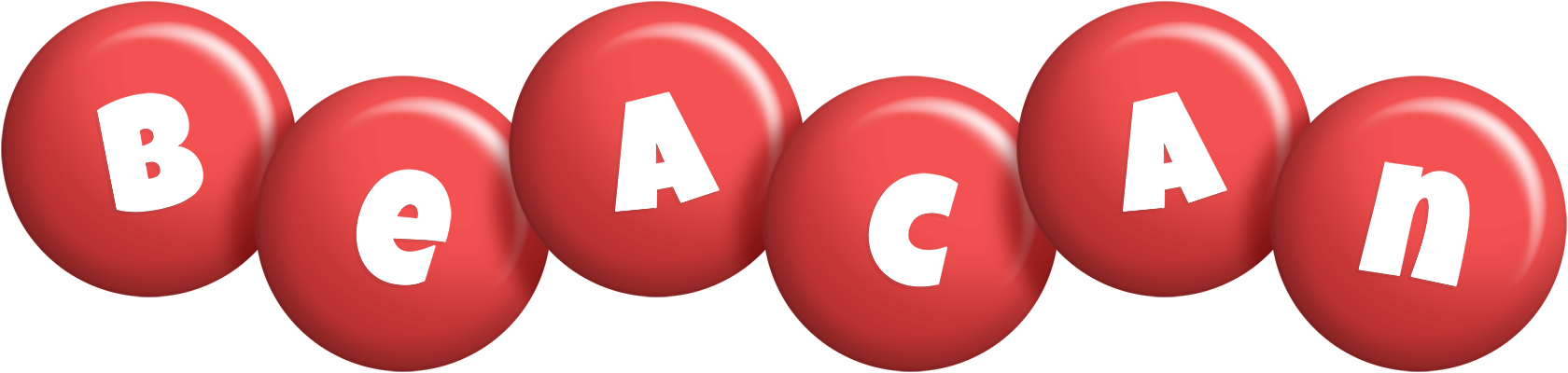 Beacan candy-red logo