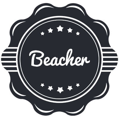 Beacher badge logo