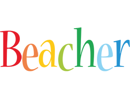 Beacher birthday logo