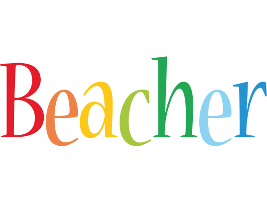 Beacher birthday logo