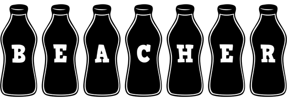 Beacher bottle logo