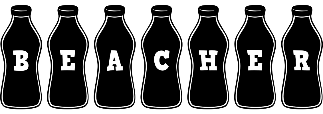 Beacher bottle logo