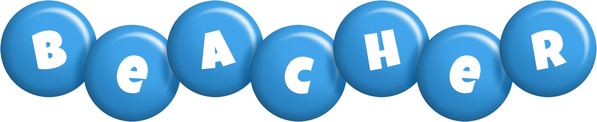 Beacher candy-blue logo