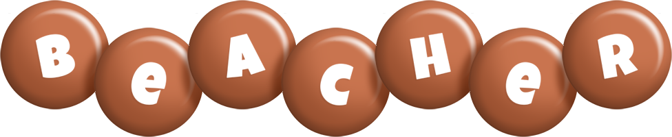 Beacher candy-brown logo