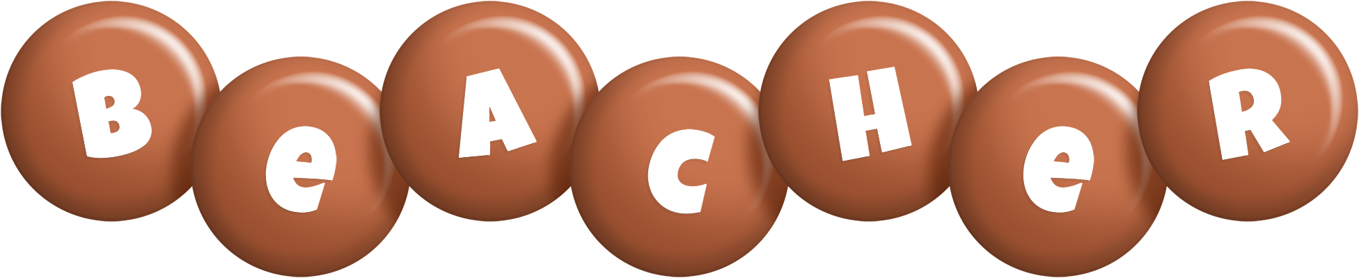 Beacher candy-brown logo
