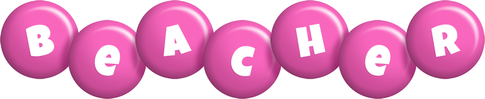 Beacher candy-pink logo