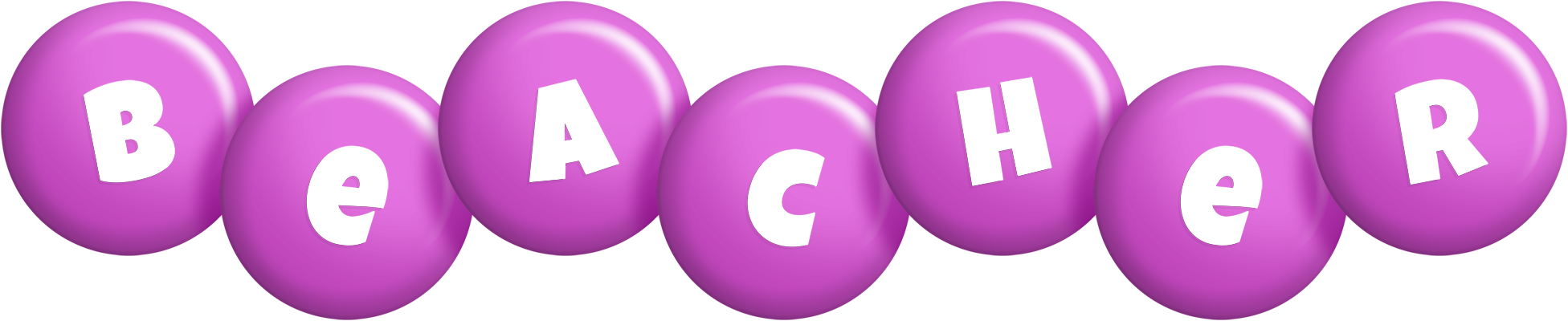 Beacher candy-purple logo