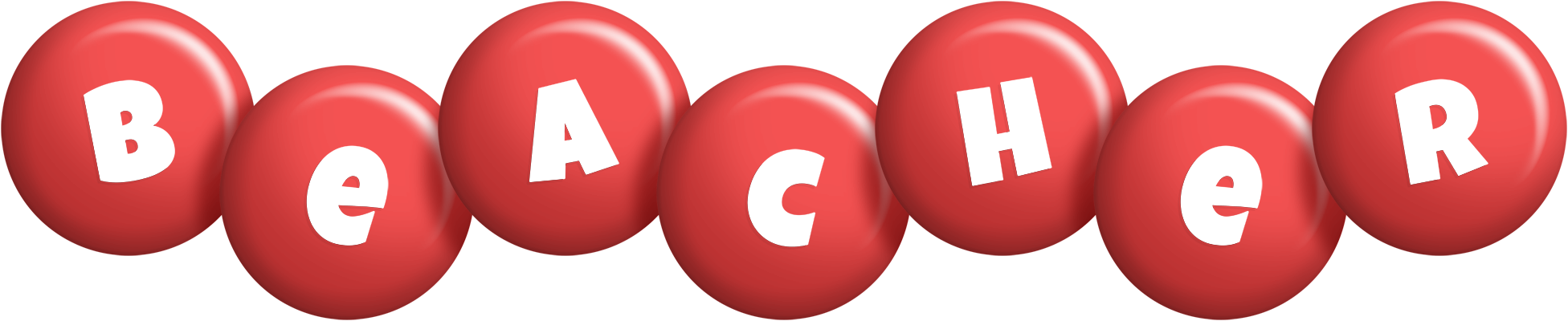 Beacher candy-red logo
