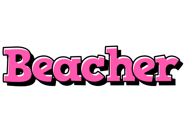 Beacher girlish logo