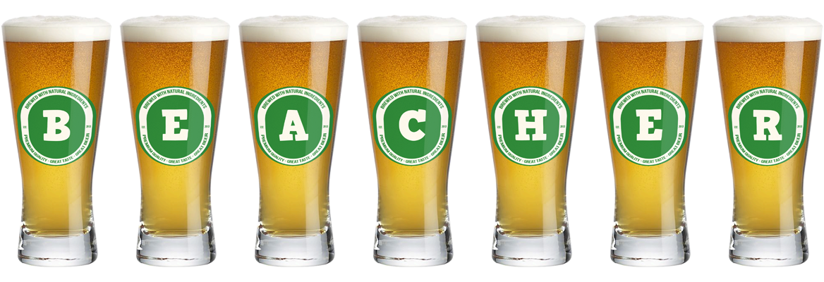 Beacher lager logo