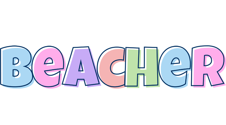 Beacher pastel logo