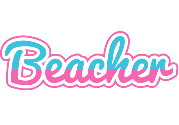 Beacher woman logo