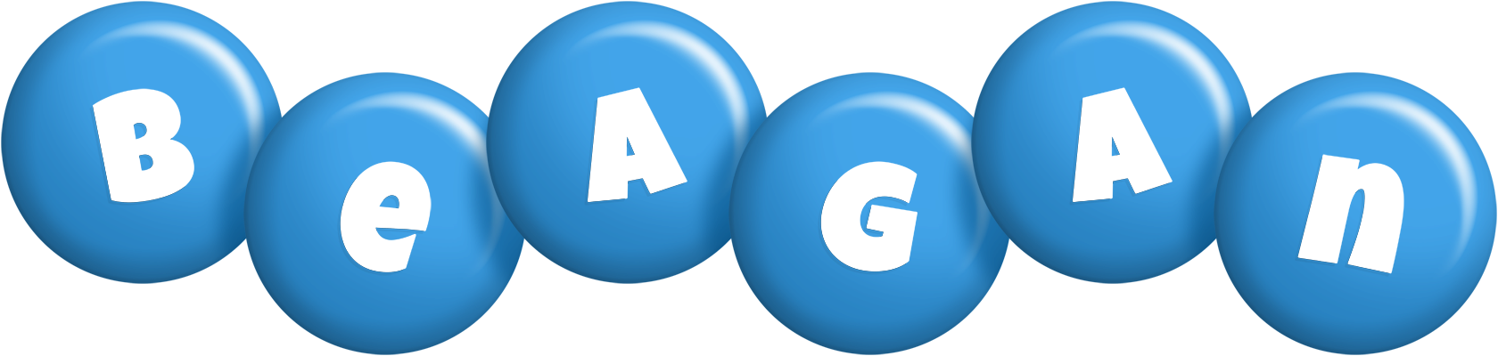 Beagan candy-blue logo