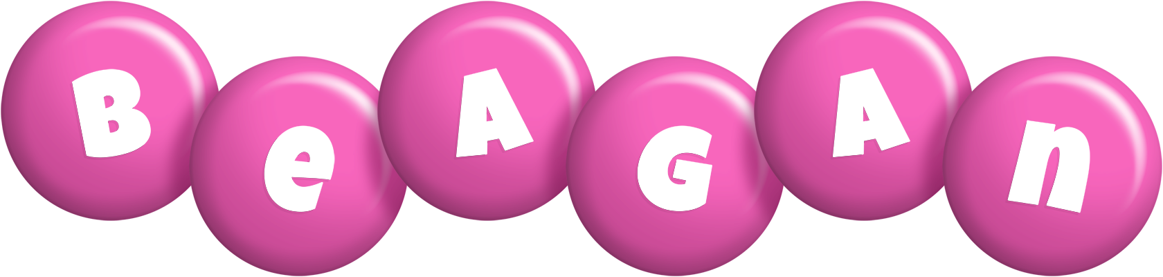 Beagan candy-pink logo