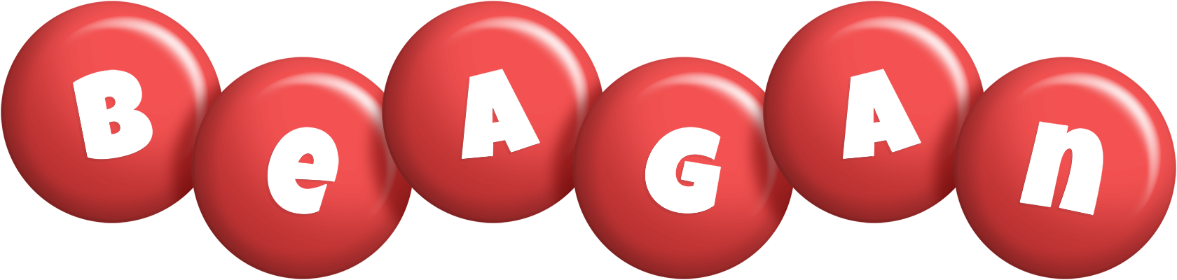 Beagan candy-red logo