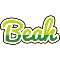 Beah golfing logo