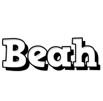 Beah snowing logo