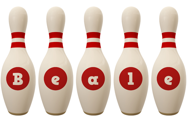 Beale bowling-pin logo