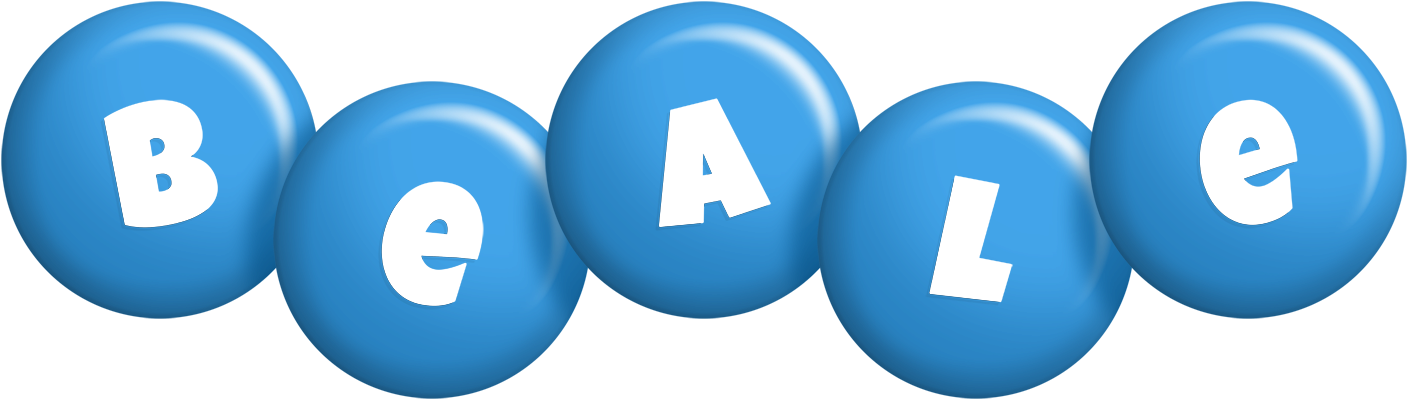 Beale candy-blue logo