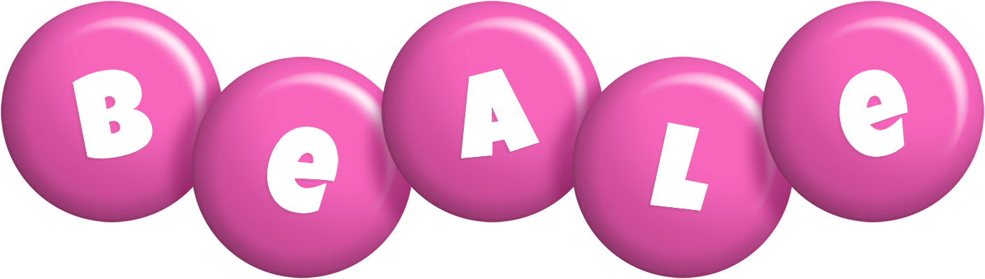 Beale candy-pink logo