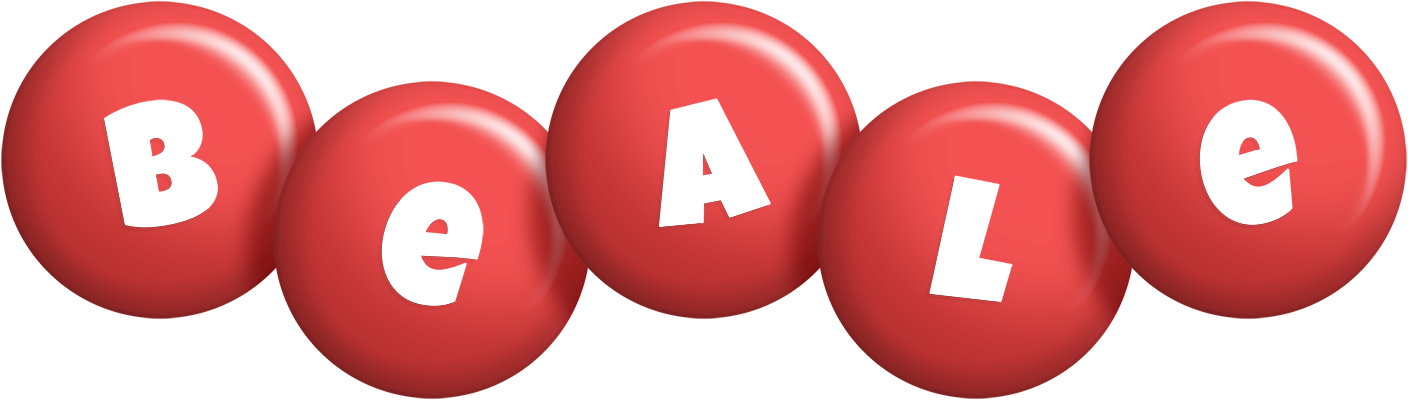 Beale candy-red logo