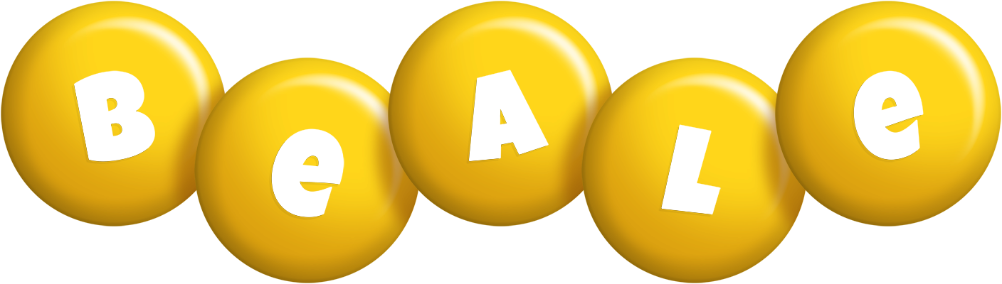 Beale candy-yellow logo
