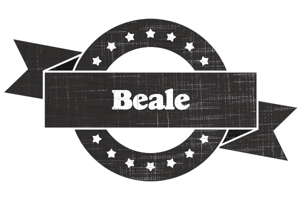 Beale grunge logo