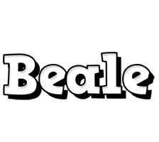 Beale snowing logo