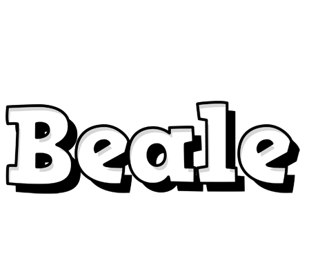 Beale snowing logo