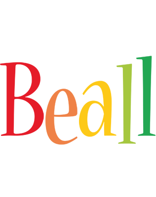 Beall birthday logo