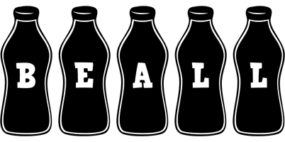 Beall bottle logo