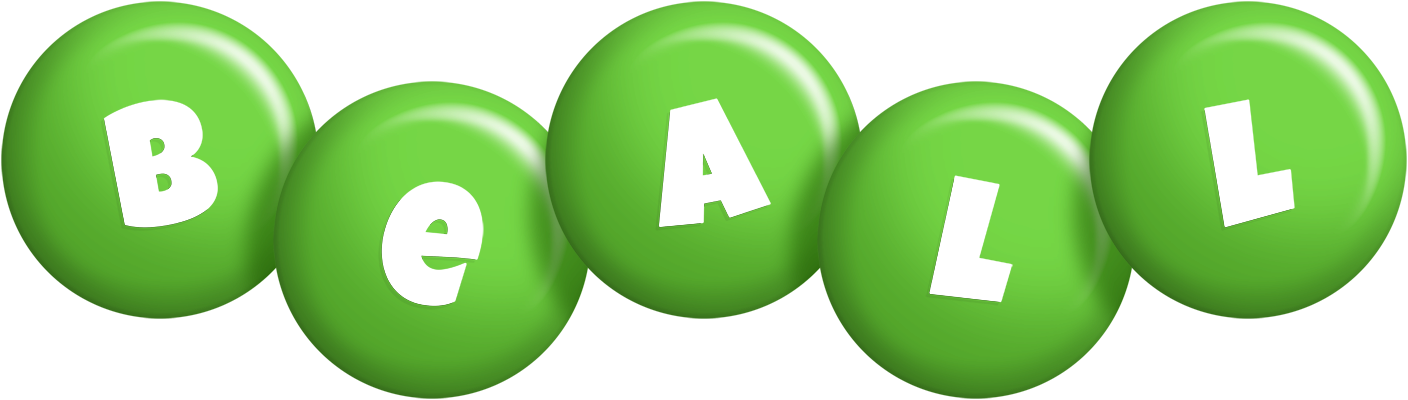 Beall candy-green logo