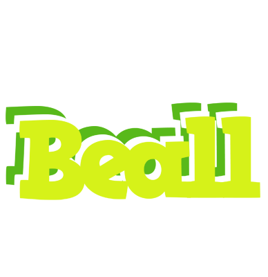 Beall citrus logo