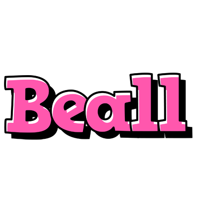 Beall girlish logo