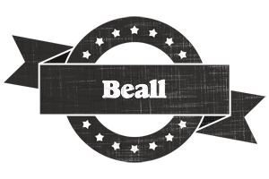 Beall grunge logo