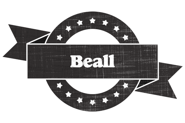 Beall grunge logo