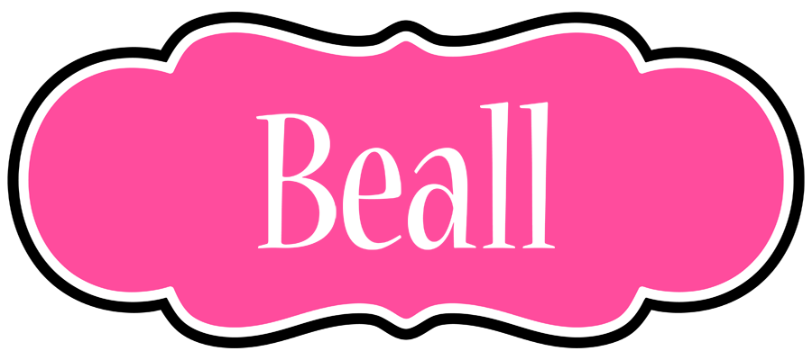 Beall invitation logo