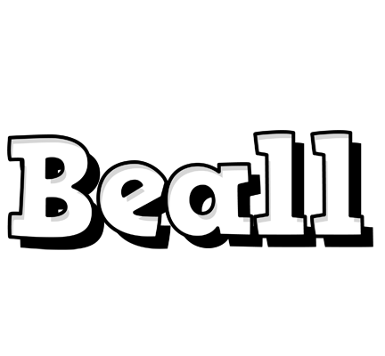 Beall snowing logo