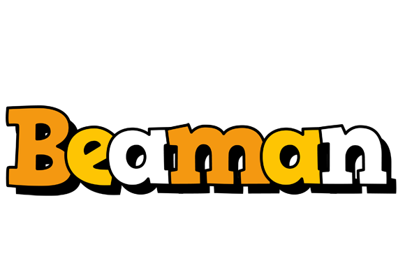 Beaman cartoon logo