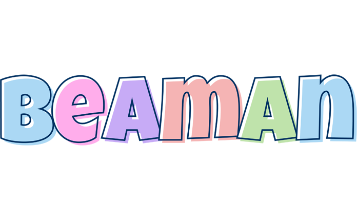 Beaman pastel logo