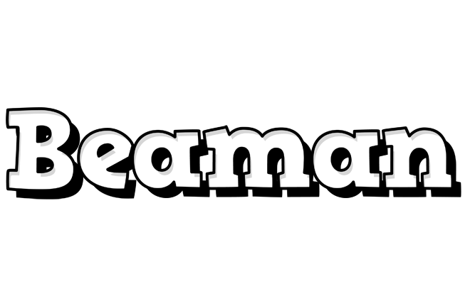 Beaman snowing logo