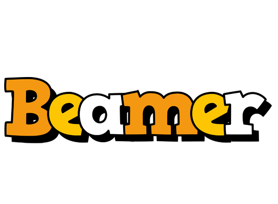 Beamer cartoon logo