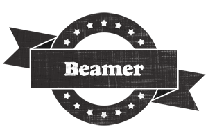 Beamer grunge logo