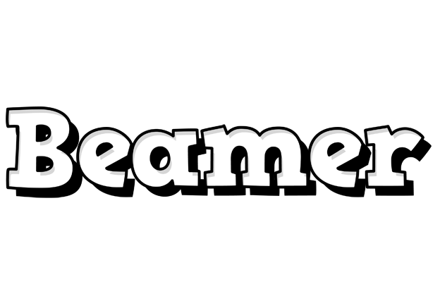 Beamer snowing logo