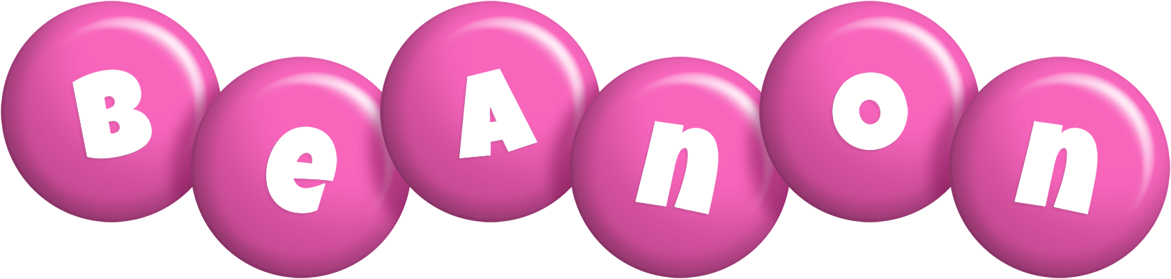 Beanon candy-pink logo