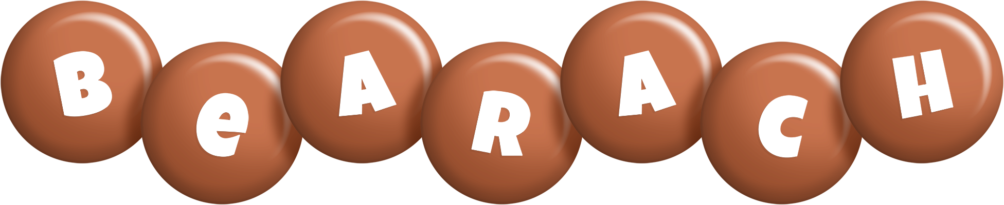 Bearach candy-brown logo