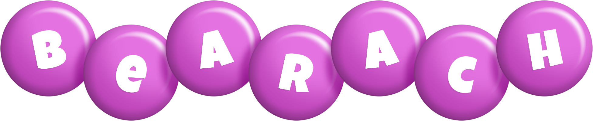 Bearach candy-purple logo