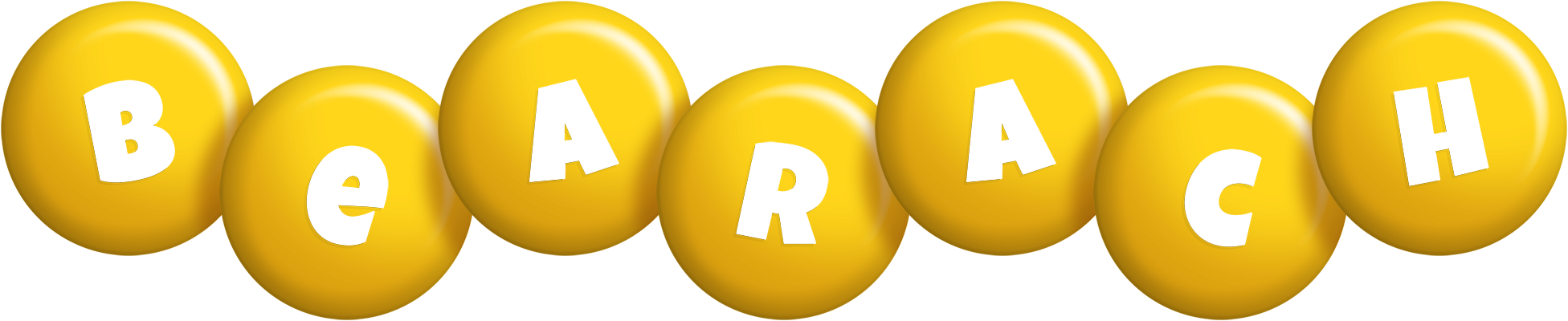 Bearach candy-yellow logo