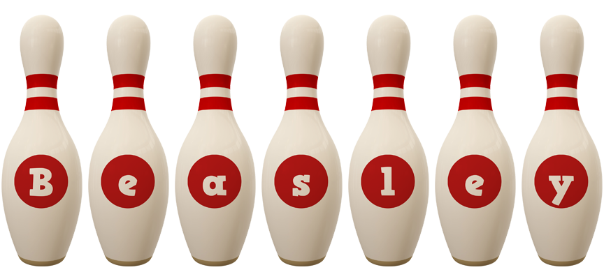 Beasley bowling-pin logo