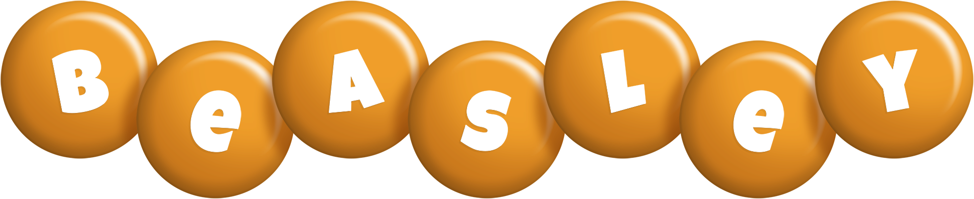 Beasley candy-orange logo